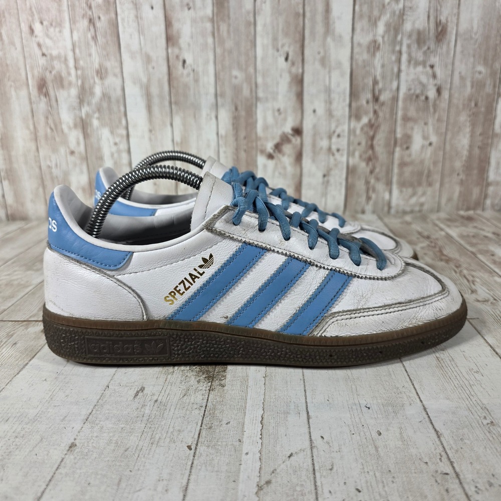Adidas Originals Handball Spezial White Light Blue IE3607 Womens 9.5 Mens 8